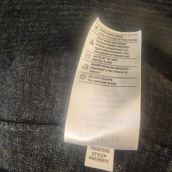 Vince Crewneck 100% Wool Striped Pullover Sweater M46166675 Mens Small - Picture 4 of 8